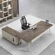thumbnail image 5 of Modern Writing Office Desks Reception Executive Computer Multifunctional Office Desks Storage Floor Scrivania Angolare Furniture My Lux Decor Round, 5 of 21