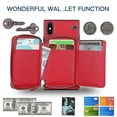 thumbnail image 5 of Funda tipo cartera para iPhone XS Max con tarjetero y correa para el hombro para mujer, 5 of 5