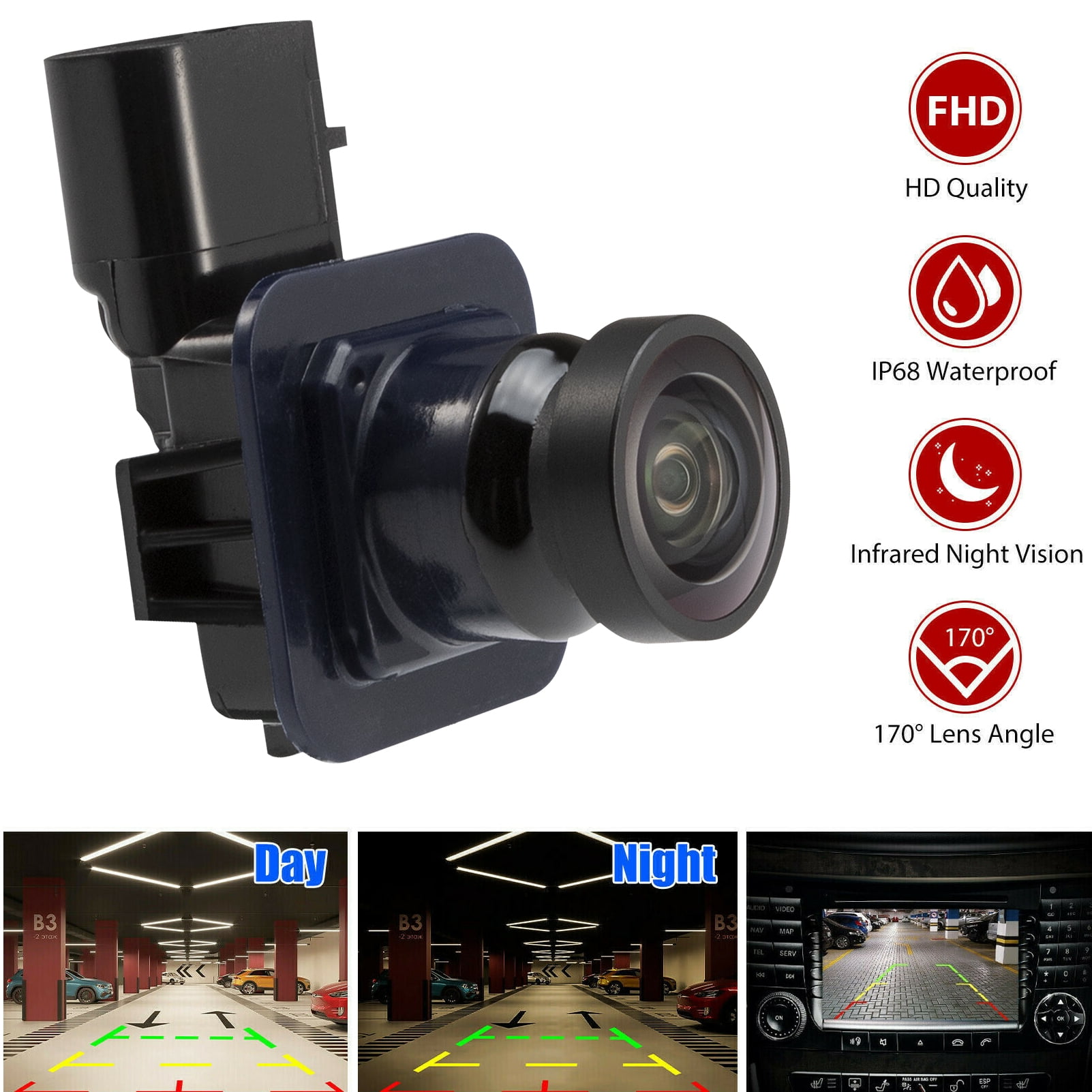 Rear View Backup Camera Safety Parking Assist Camera Ford Edge 2011