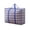 A002- Blue, variant on Storage Bag, Red Plaid Foldable with Zipper, Extra Large XL Size 31.5 x 21.7 x 9.1 Inch, 1 Pack, Heavy Duty Storage Tote for Clothes Bedding Moving House Camping Closet Organization