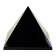 thumbnail image 2 of Figura de pirámide de piedra de cristal, decoración para el hogar y la Oficina, decoración de pirámide coleccionable Negro, 2 of 8