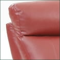 thumbnail image 3 of Sectional Wedge Sofa | 40"H x 66"W x 37"D | Red | PU, 3 of 6