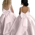 thumbnail image 4 of JIAYUE Girls Dresses Elegant With Cathedral Train For Wedding Photography Pageant Formal Attire For Kids Dailywear(Pink), 4 of 4
