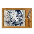 thumbnail image 2 of TOSCANA Disney The Nightmare Before Christmas Jack and Zero - Icon Glass Top Cutting Board and Knife Set, Rubberwood and Bamboo, 2 of 4