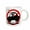White, variant on 3drose, No Surfin Zone Image 1, 11oz Two-tone Red Mug