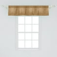 thumbnail image 2 of Ambesonne Abstract Window Valance, Floral Retro Illustration, 54" X 12", Pale Brown Camel, 2 of 3