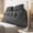 Gray, variant on Z-Hom Twin Headboard Pillow with a Neck Roll Pillow, Faux Fur Triangle Backrest Pillows for Sitting up with Removable Cover & Side Pockets(White, 30"x20"x8")