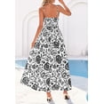 thumbnail image 5 of PRETTYGARDEN Womens Spring Boho Maxi Dress Eyelet Floral Long Flowy Sundresses Summer Beach Vacation Clothes, 5 of 8