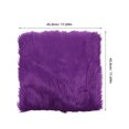 thumbnail image 2 of FUEENIRVA 1Ud Funda De Almohada De Lana Sintética Color Púrpura Ideal Para Ambiente Cálido Y Acogedor, 2 of 6