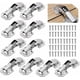 thumbnail image 1 of 10 bisagras para puerta de armario, bisagra para puerta de cocina, bisagra para muebles de 90° de 3 pulgadas, bisagra invisible, tornillo de coincidencia, TUNC Sencillez, 1 of 5