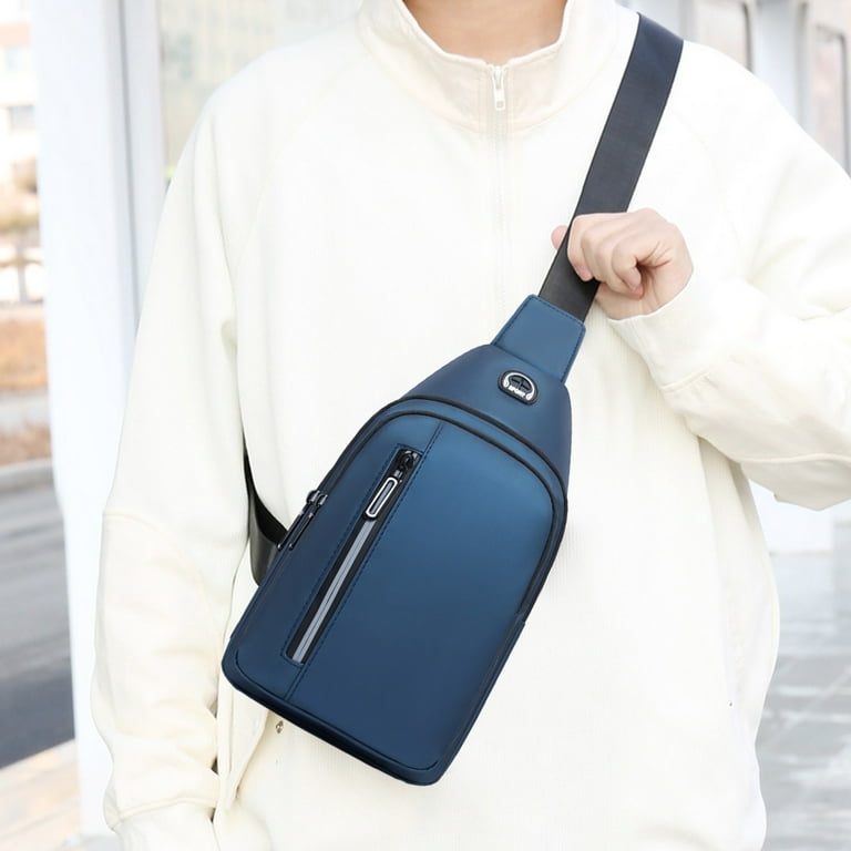 Floleo Crossbody Bags Sling Backpack Multipurpose Cross Body Shoulder Bag For Men And Women Chest Bag Travel Hiking Daypack