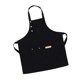 thumbnail image 1 of Practical Waterproof Canvas Apron With Multi Pocket Adjustable Neck Strap Waistband For Kitchen Restaurant Commercial Use Gray, 1 of 4