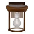 thumbnail image 1 of Gama Sonic GS-1B RC Coach Lantern, Wall Mount Sconce, Outdoor Solar Light Fixture, Warm White LED, Red Copper, 1 of 1