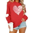 thumbnail image 4 of TaTaai Hoodies Shirts for Women Early Fall Long Sleeve Tops Vintage Graphic Outfits Tops Fashion Pullover Tees Gift, 4 of 9