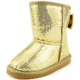 thumbnail image 2 of The Doll Maker Metallic Gold Sequins Snow boot - FBA1641707-1, 2 of 4
