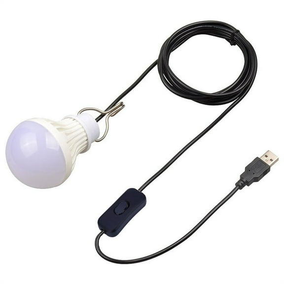 5W USB Bulb Light of PC and with Press Dimming at 6500K for Camping or Emergency with Long Service Life