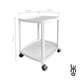 thumbnail image 2 of Mesa Auxiliar Minimalista LUMO 2 Niveles Blanco, 2 of 7