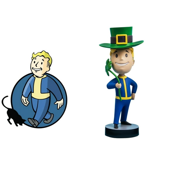 5.9" Vault Boy Bobblehead - Fallout Vault Boy Bobblehead Collectibles, Fallout Merch Fallout Series Collectibles Action Figure Birthday Gifts for Game Fans Kids Adult