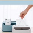 thumbnail image 4 of Tissue Dispenser Rectangular Tissue Dispenser Box With Plastic Face Tissue Dispenser Box Can Store And Place Tissue Paper Holder (green), 4 of 4