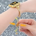 thumbnail image 5 of You Deserve The Luxury-Dream Golden Bangle Bracelet for Apple Watch Band Women A Gorgeous Turn Around: From apple watch band to a stunning fashion piece, Dilando make your dream come true., 5 of 6
