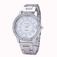 thumbnail image 2 of WNG Women's Men's Rhinestone Stainless Steel Analog Quartz Wrist Watch Sl, 2 of 2