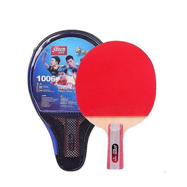 Table Tennis Paddle With Short And Straight Racket For Beginners