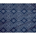 thumbnail image 4 of oneOone Polyester Lycra Navy Blue Fabric Geometric Bandhani Craft Projects Decor Fabric Printed By The Yard 56 Inch Wide, 4 of 4