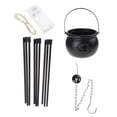 thumbnail image 5 of Halloween Witch Cauldron Bowl Decors Bucket Decoration Set with GreenLights Fit for Parties Outdoor Porch Outside, 5 of 7