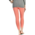 thumbnail image 2 of Fishers Finery Ecofabric Capri Legging; Casual Lounge Legging (Coral X-Small), 2 of 5