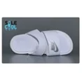thumbnail image 3 of Nike Benassi Duo Ultra Sandal Slide White Silver 819717-100, 3 of 16
