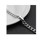 thumbnail image 3 of Collar Y Pulseras Cubana Cadena Acero Inoxidable 50+19/21cm Xtellar plateado, 3 of 4