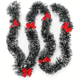 thumbnail image 5 of 1pc Christmas Tinsel Garlands Decoration Bar Tops Ribbon Garland with Bowknot Xmas Tree Ornaments Party Home Decor Pendant Prop, 5 of 5