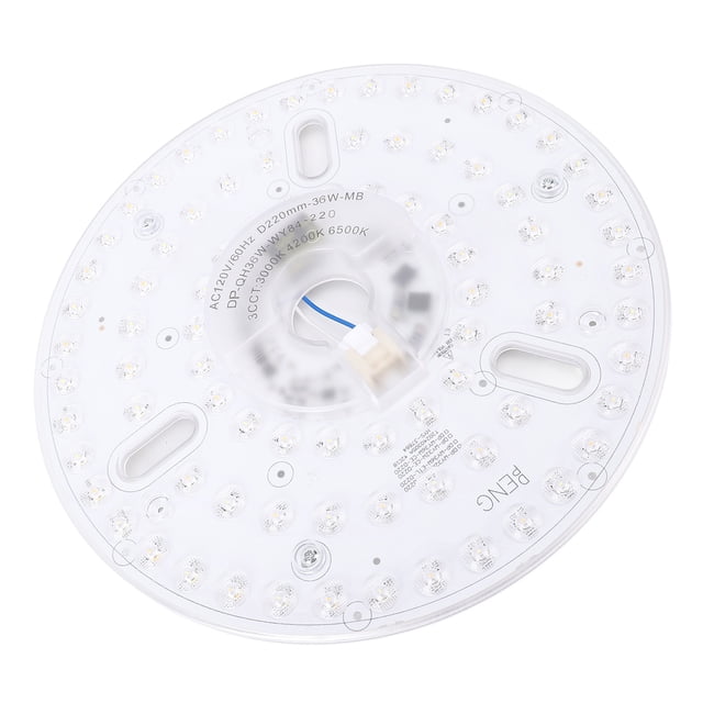 8.66 Inch 36W Dimmable Round Ceiling Fan LED Light Replacement Panel 3 Color Temperature LED Light Engine Retrofit for Home