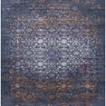 thumbnail image 1 of Ahgly Company Machine Washable Indoor Square Industrial Modern Dark Slate Blue Area Rugs, 4' Square, 1 of 7