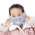 thumbnail image 4 of Girl 2-in-1 Warm Mask Earmuffs Cartoon Protector Thickened Windproof Outdoor Kid Boy Mask, 4 of 5