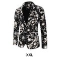 thumbnail image 2 of Qarigey Poliéster Estilo moderno Chaqueta de traje para hombre Clásico para todas las ocasiones Chaqueta de traje para hombre Traje de abrigo Prendas para la parte del cuerpo X05 XL, 2 of 6
