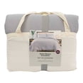 thumbnail image 1 of Set de Edredón Better Homes & Gardens 3 Piezas Tamaño Matrimonial Liso Gris, 1 of 4
