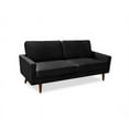 thumbnail image 3 of Saint Birch 13012S-BK Saint Birch Shelby Upholstery Sofa with Wood Legs - Black, 3 of 12