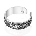 thumbnail image 2 of Beach Lover Marine Turtle Band.925 Sterling Silver Toe Ring or Pinky Ring, 2 of 5