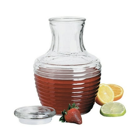 128 Ounce Pitcher - Anchor Hocking Glass Chiller Pitcher with Lid, 64 Ounce