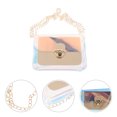 thumbnail image 4 of Shisuyan Mini Clear Jelly Shoulder Bag Transparent Handbag Adjustable Crossbody Bag, 4 of 8