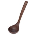 thumbnail image 1 of Soup Spoon,Wooden Soup Spoon Wenge Serving Spoon Wood Scoop Exquisite Design, 1 of 8