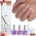 thumbnail image 1 of Kit de uñas de gel BtartBoxNails XCOATTIPS con lámpara y puntas francesas, 1 of 8