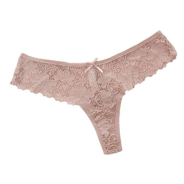 ropa interior femenina Bragas de encaje para mujer ropa interior Sexy de cintura baja calzón calado lencería cómoda sólida tangas mujer