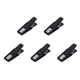 thumbnail image 1 of Clip de tarjeta de monedero de aleación de acero inoxidable de fibra de carbono de doble cara negro, 1 of 5