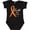 AB-Black, variant on Inktastic Faith over Fear Leukemia Awareness with Orange Ribbon Boys or Girls Baby Bodysuit