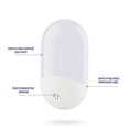 thumbnail image 3 of Plug-in Induction Dimmable Night Light, Soft Warm White Led Night Light, Adjustable Brightness From Dusk To Dawn, Suitable For Bedrooms, Bathrooms, Ki, 3 of 5