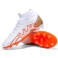 thumbnail image 5 of Botas de fútbol para hombre, zapatos de fútbol profesionales TF/FG, botines de fútbol para adultos, calzado deportivo antideslizante y transpirable para entrenamiento de césped, calzado para deportes, 5 of 5