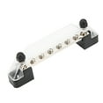 thumbnail image 3 of Power Distribution Block Brass ABS Stainless Steel 48V 150A Battery Power Distribution Block Bus Bar With Cover M6 Studs M4 Terminal Screws For Cars RVs Boats, 3 of 8