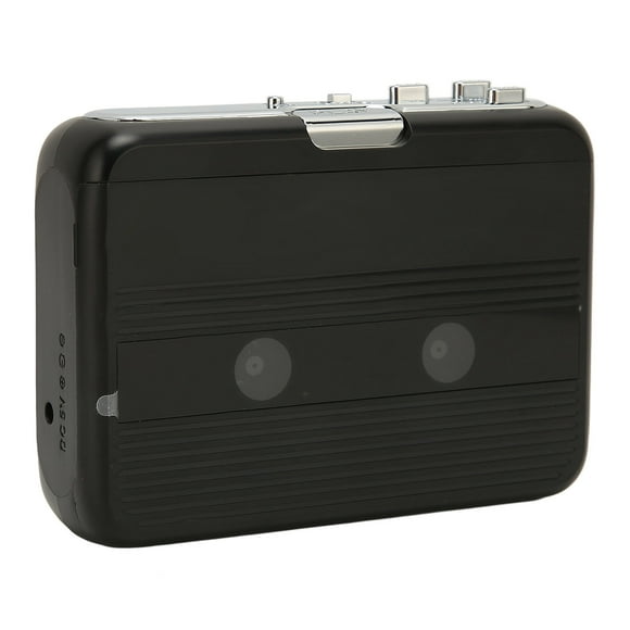 Bluetoot Cassette Tape Player, Black Portable Cassette Player For Travel